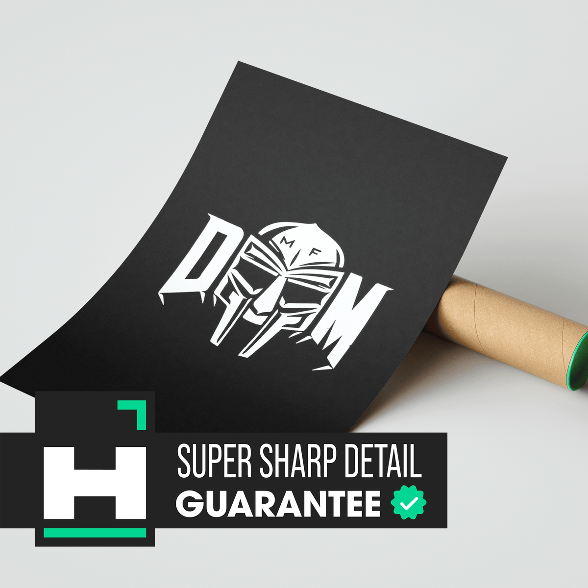 MF Doom Mask V2 Poster - Posters, Prints & Wall Art | HYPE Posters