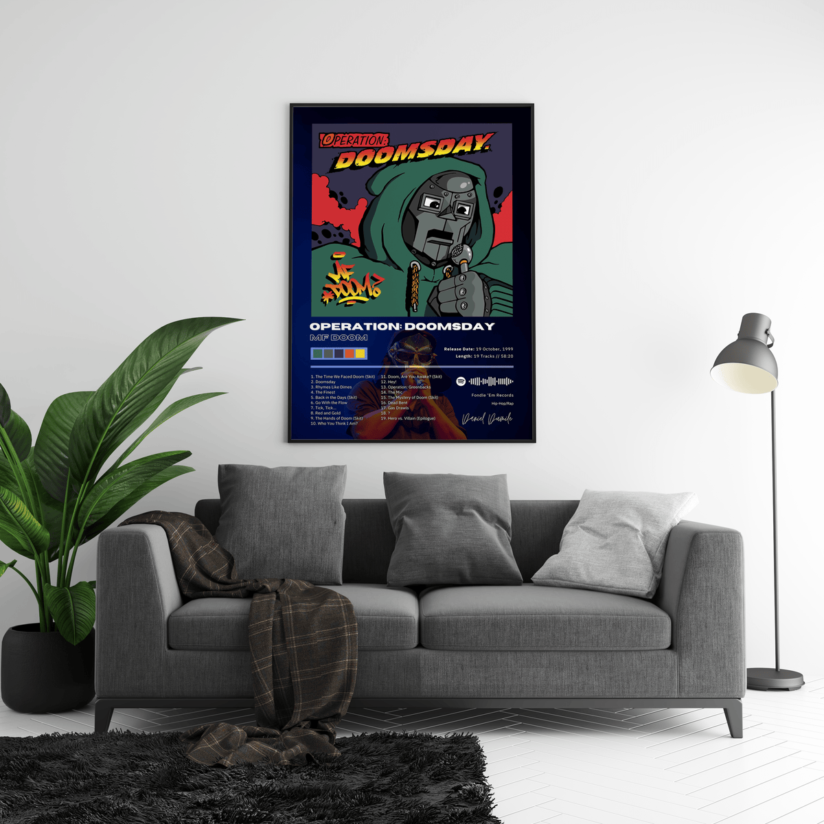 MF DOOM 'Operation: Doomsday' Album Poster - Posters, Prints & Wall Art | HYPE Posters