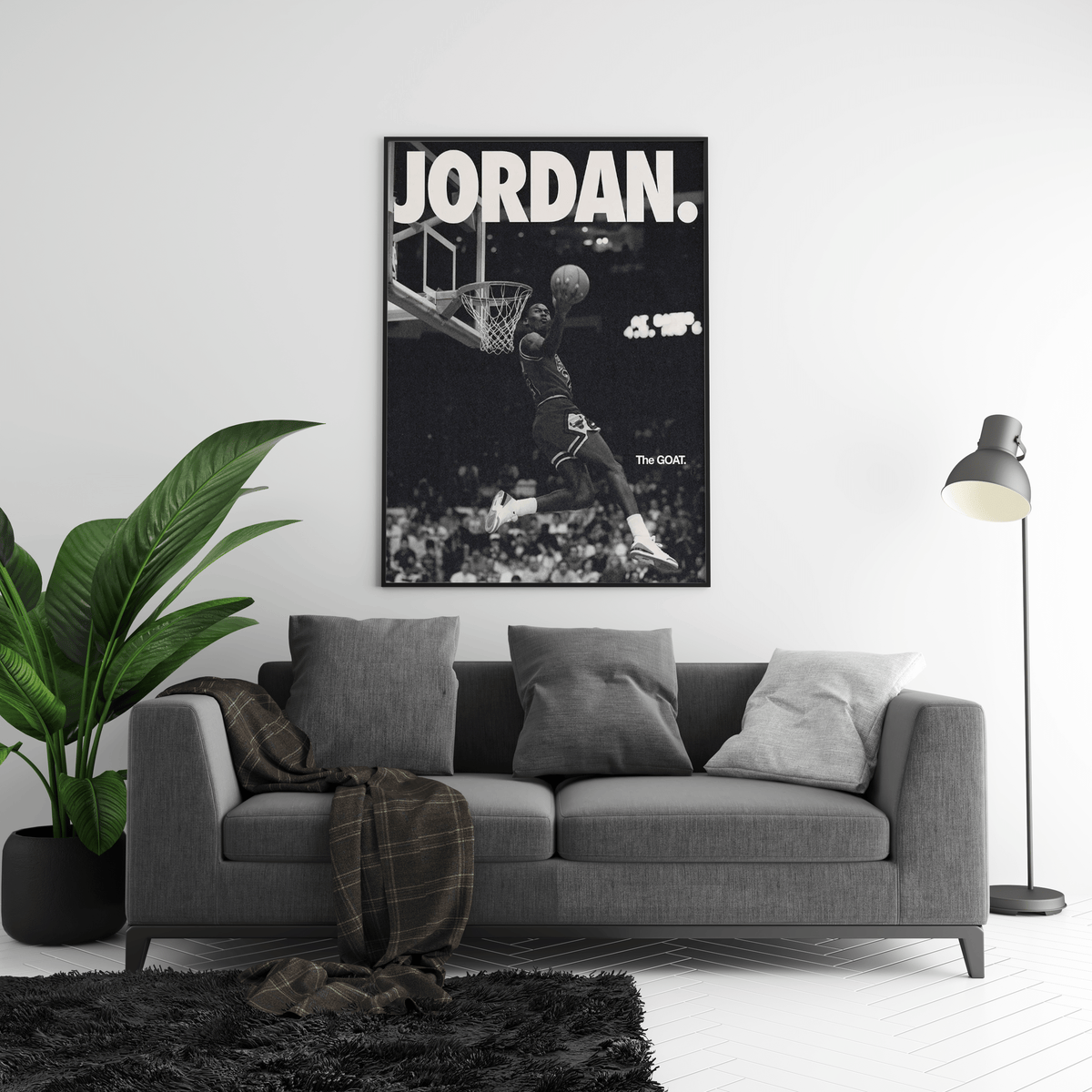 Michael Jordan 'The Goat' Poster - Posters, Prints & Wall Art | HYPE Posters