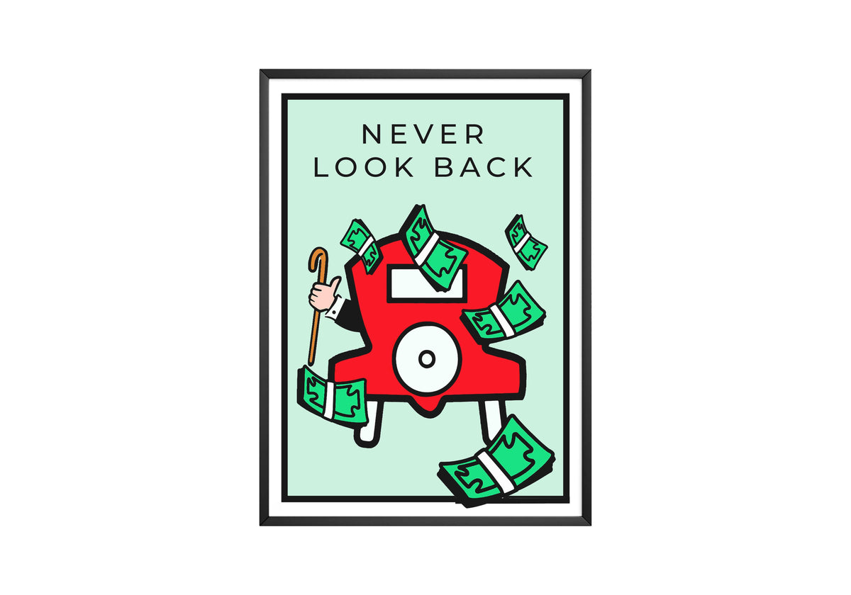 Monopoly 'Never Look Back' Poster - Posters, Prints & Wall Art | HYPE Posters