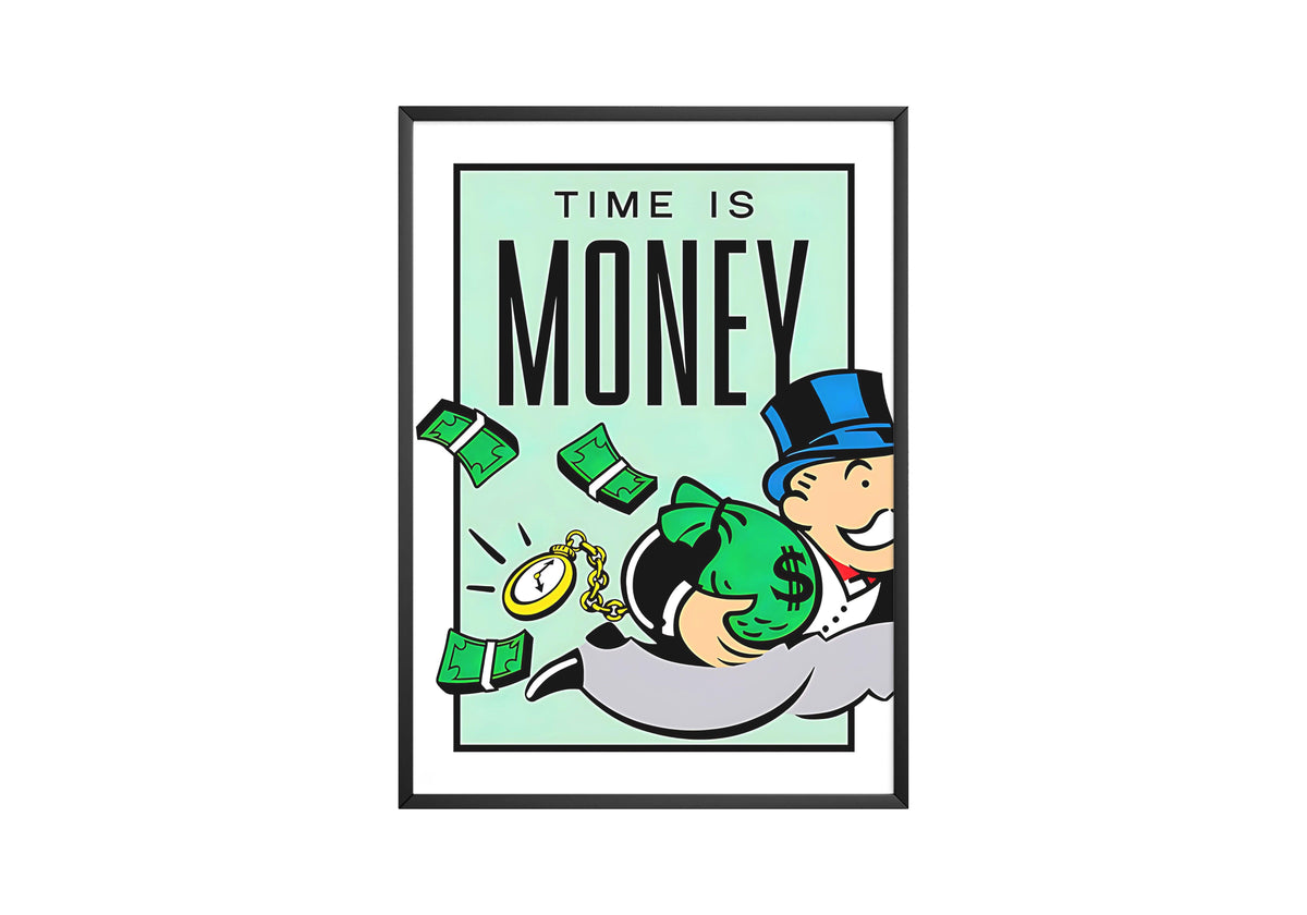 Monopoly 'Time Is Money' Poster - Posters, Prints & Wall Art | HYPE Posters