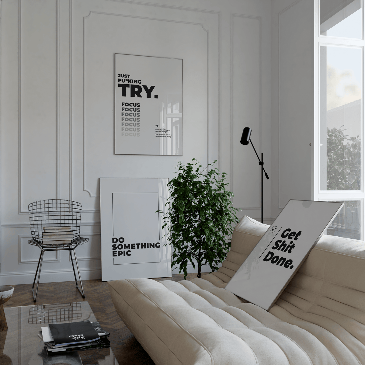 Motivation Minimalist Poster Set - Posters, Prints & Wall Art | HYPE Posters