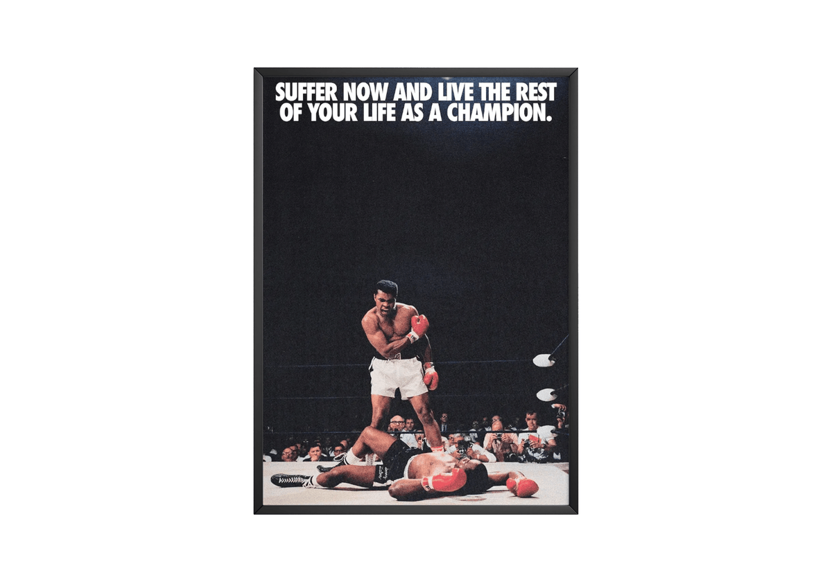 Muhammad Ali 'Suffer' Poster - Posters, Prints & Wall Art | HYPE Posters
