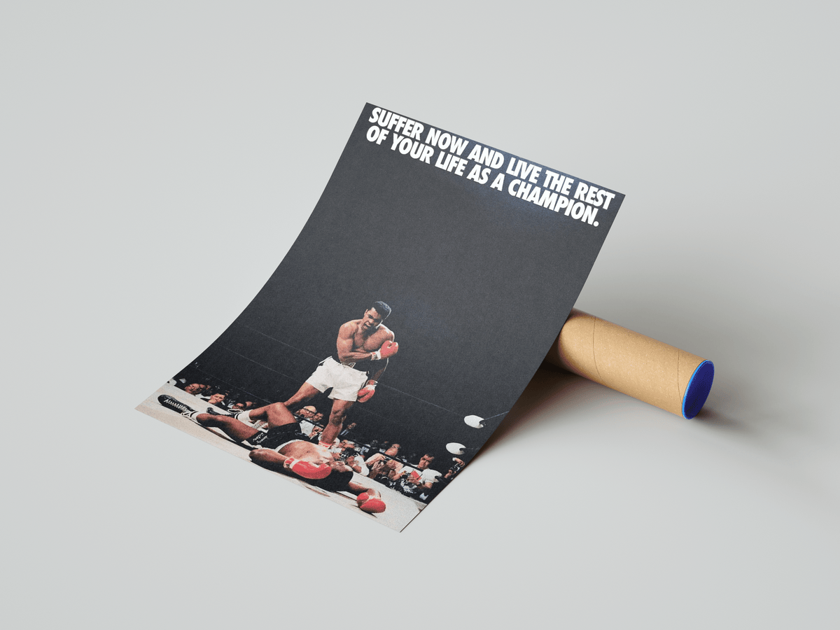 Muhammad Ali 'Suffer' Poster - Posters, Prints & Wall Art | HYPE Posters