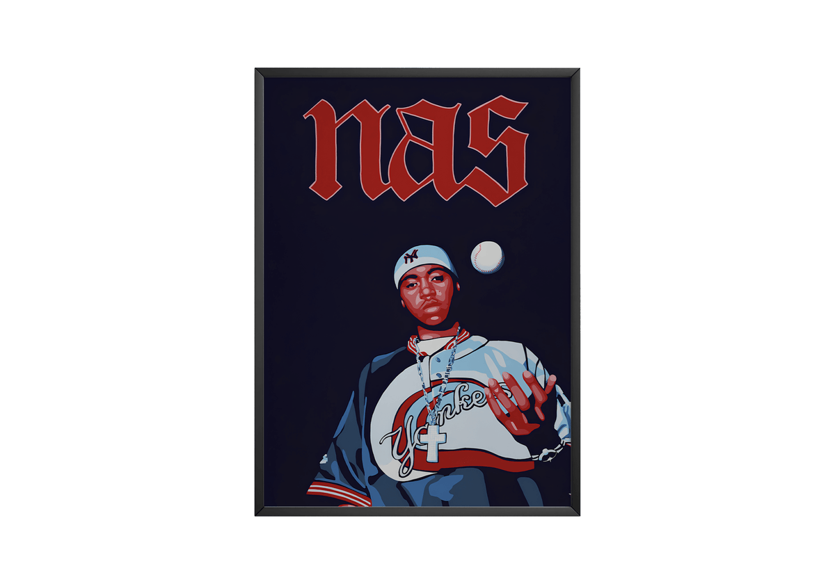 Nas Minimalist Poster - Posters, Prints & Wall Art | HYPE Posters