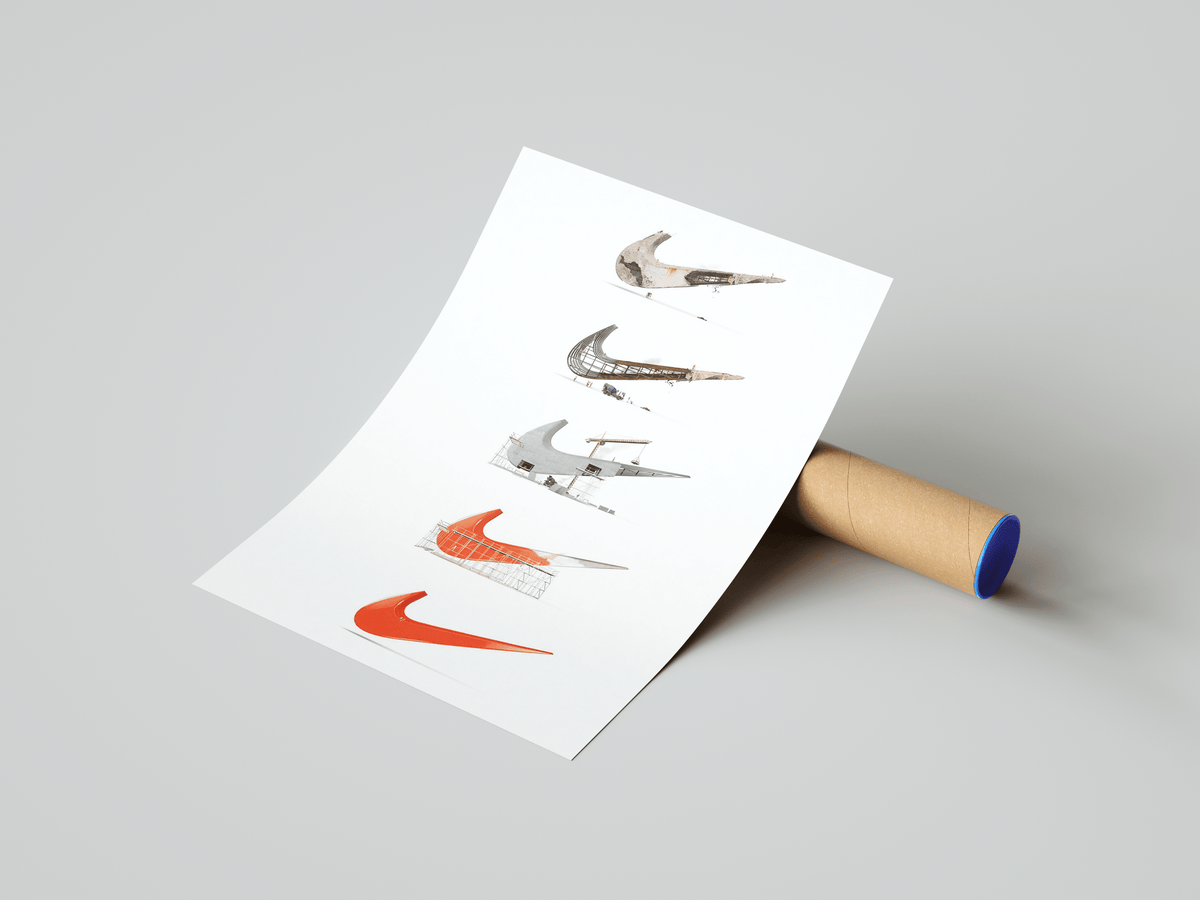 Nike Construction Poster - Posters, Prints & Wall Art | HYPE Posters