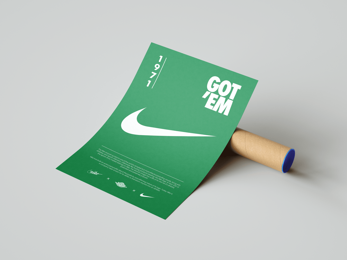 Nike Origins Green Poster - Posters, Prints & Wall Art | HYPE Posters
