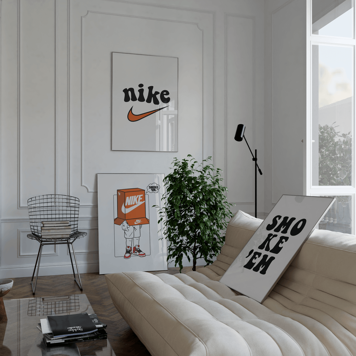 Nike 'Smoke Em' Poster Set - Posters, Prints & Wall Art | HYPE Posters