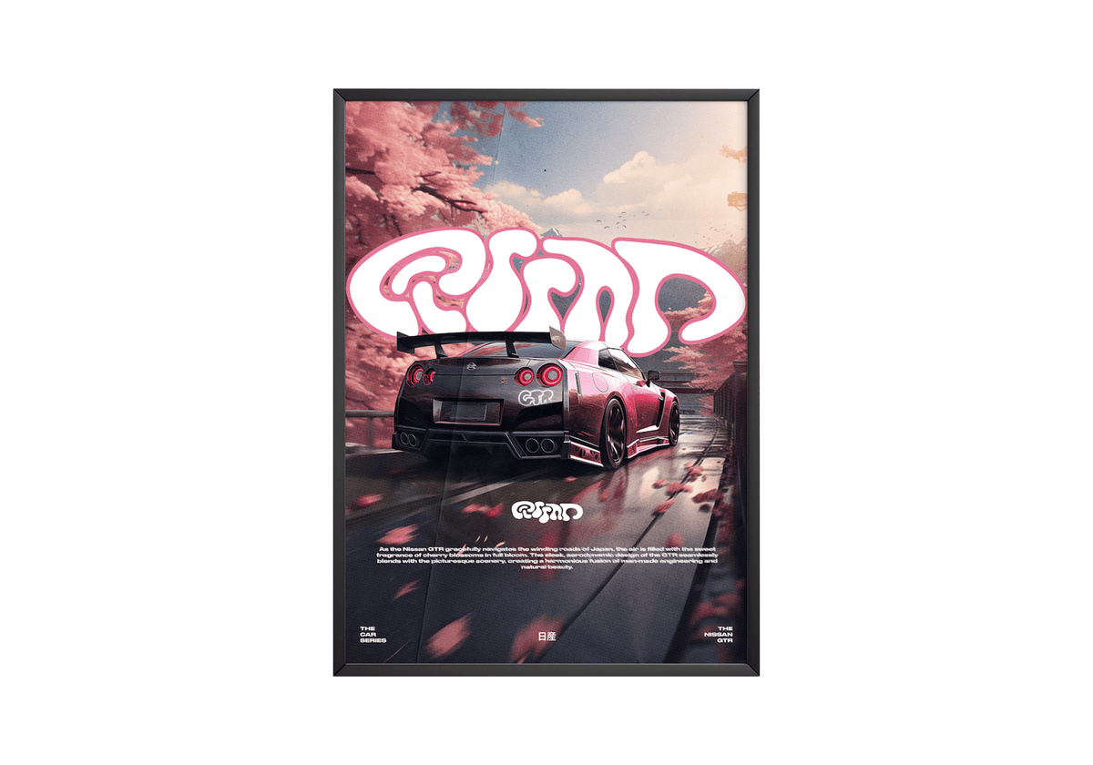 Nissan GTR Poster - Posters, Prints & Wall Art | HYPE Posters
