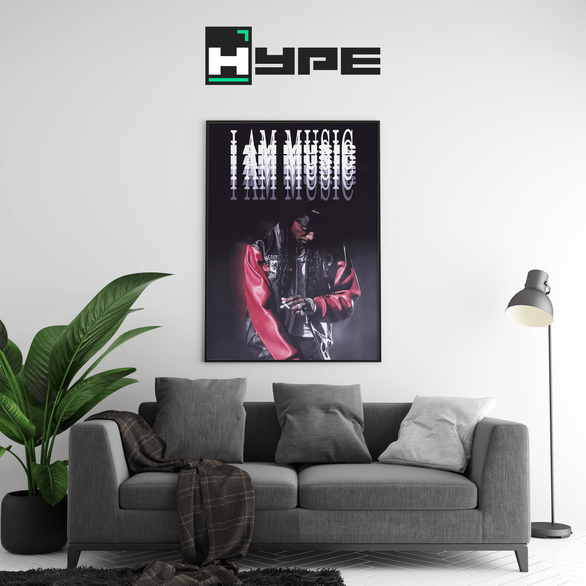Playboi Carti 'I AM MUSIC' Poster - Posters, Prints & Wall Art | HYPE Posters