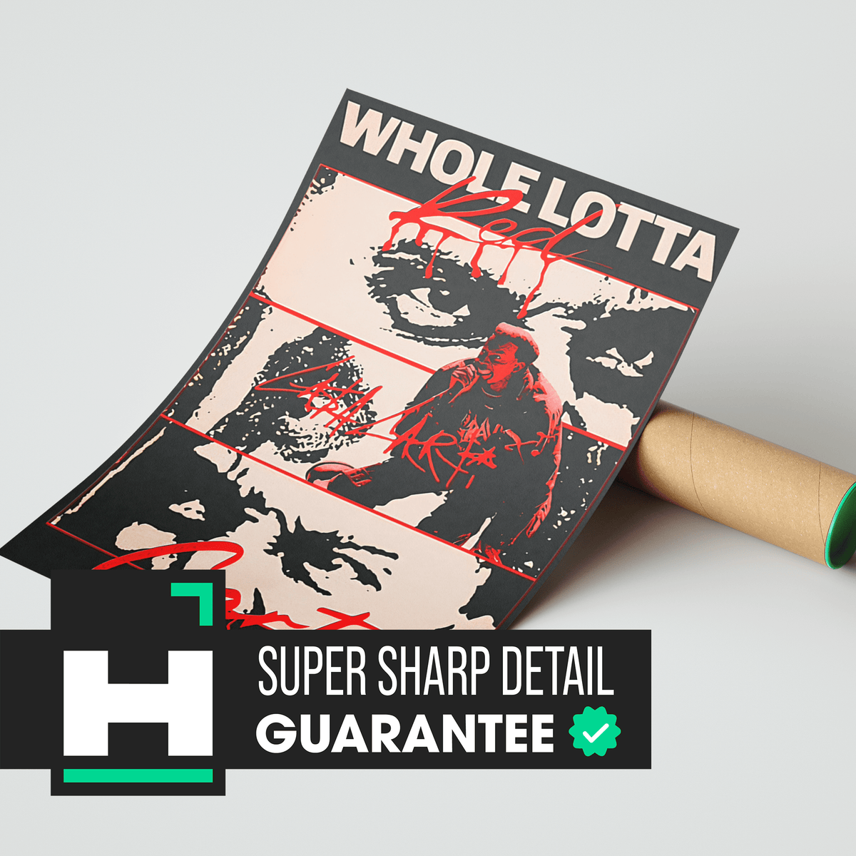 Playboi Carti Whole Lotta Red Poster - Posters, Prints & Wall Art | HYPE Posters