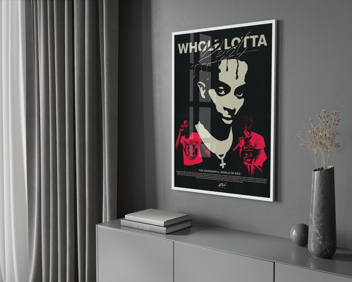 Playboi Carti 'Whole Lotta Red' Poster - Posters, Prints & Wall Art | HYPE Posters