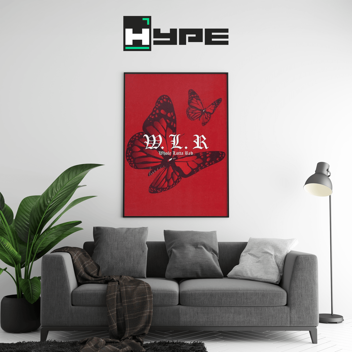 Playboi Carti Whole Lotta Red Poster - Posters, Prints & Wall Art | HYPE Posters
