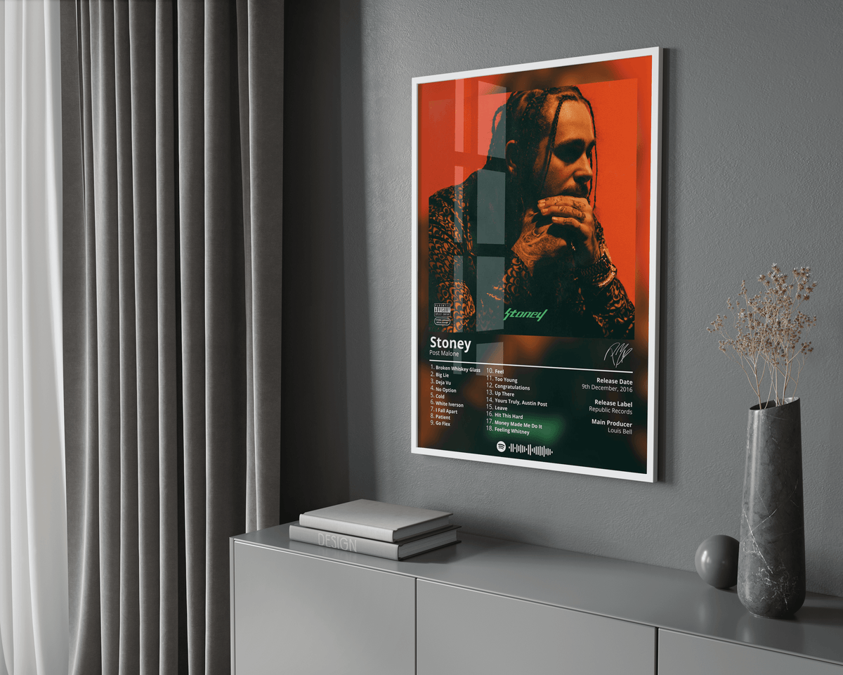 Post Malone 'Stoney' Album Poster - Posters, Prints & Wall Art | HYPE Posters