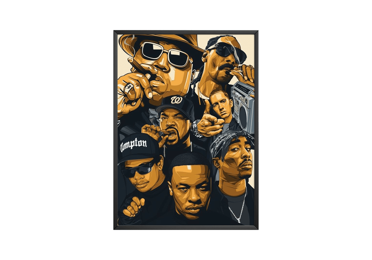 Rap Legends Poster - Posters, Prints & Wall Art | HYPE Posters