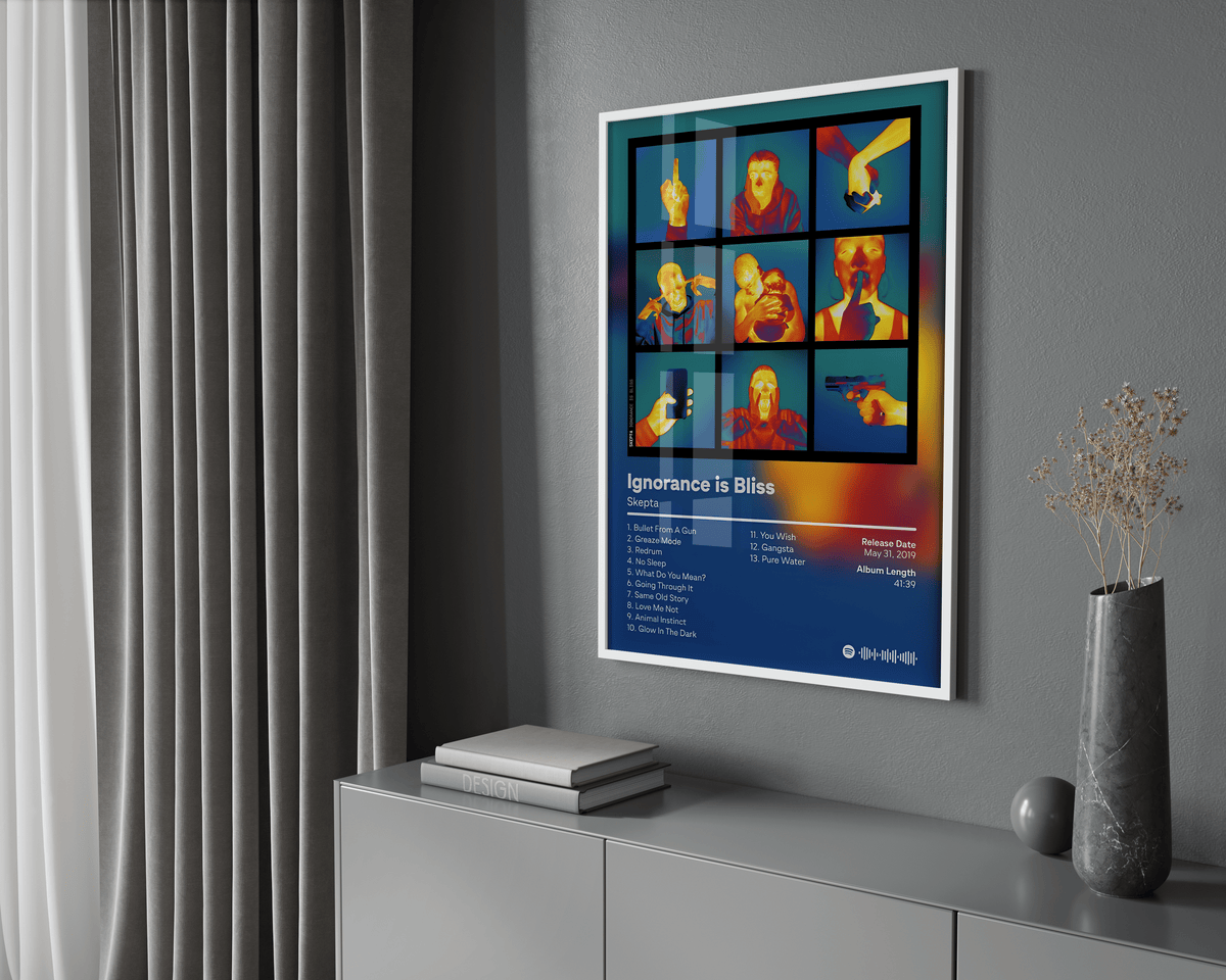 Skepta - "Ignorance Is Bliss" Album Poster - Posters, Prints & Wall Art | HYPE Posters