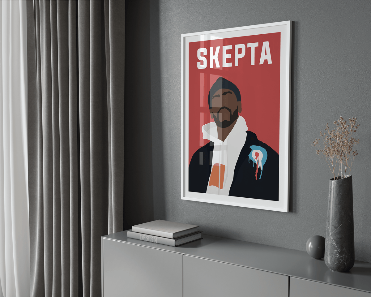 Skepta - Minimalist Poster - Posters, Prints & Wall Art | HYPE Posters