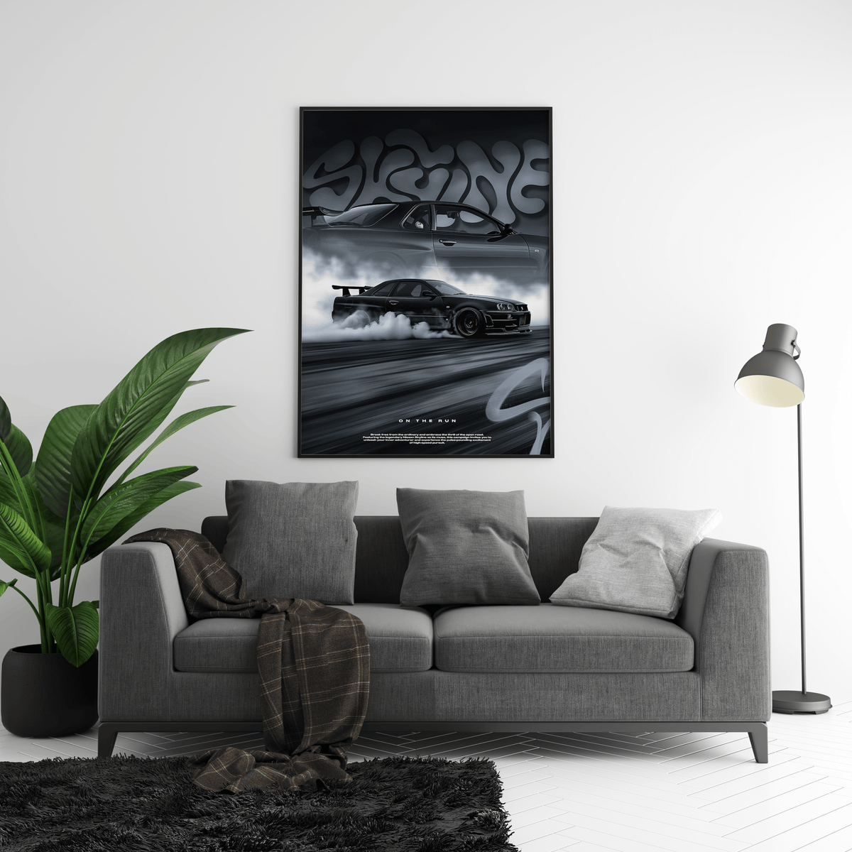 Skyline R34 Poster - Posters, Prints & Wall Art | HYPE Posters