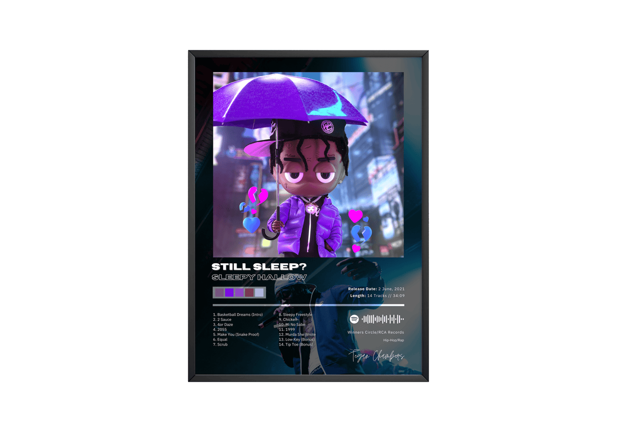 Sleepy Hallow 'Still Sleep? Album Poster - Posters, Prints & Wall Art | HYPE Posters