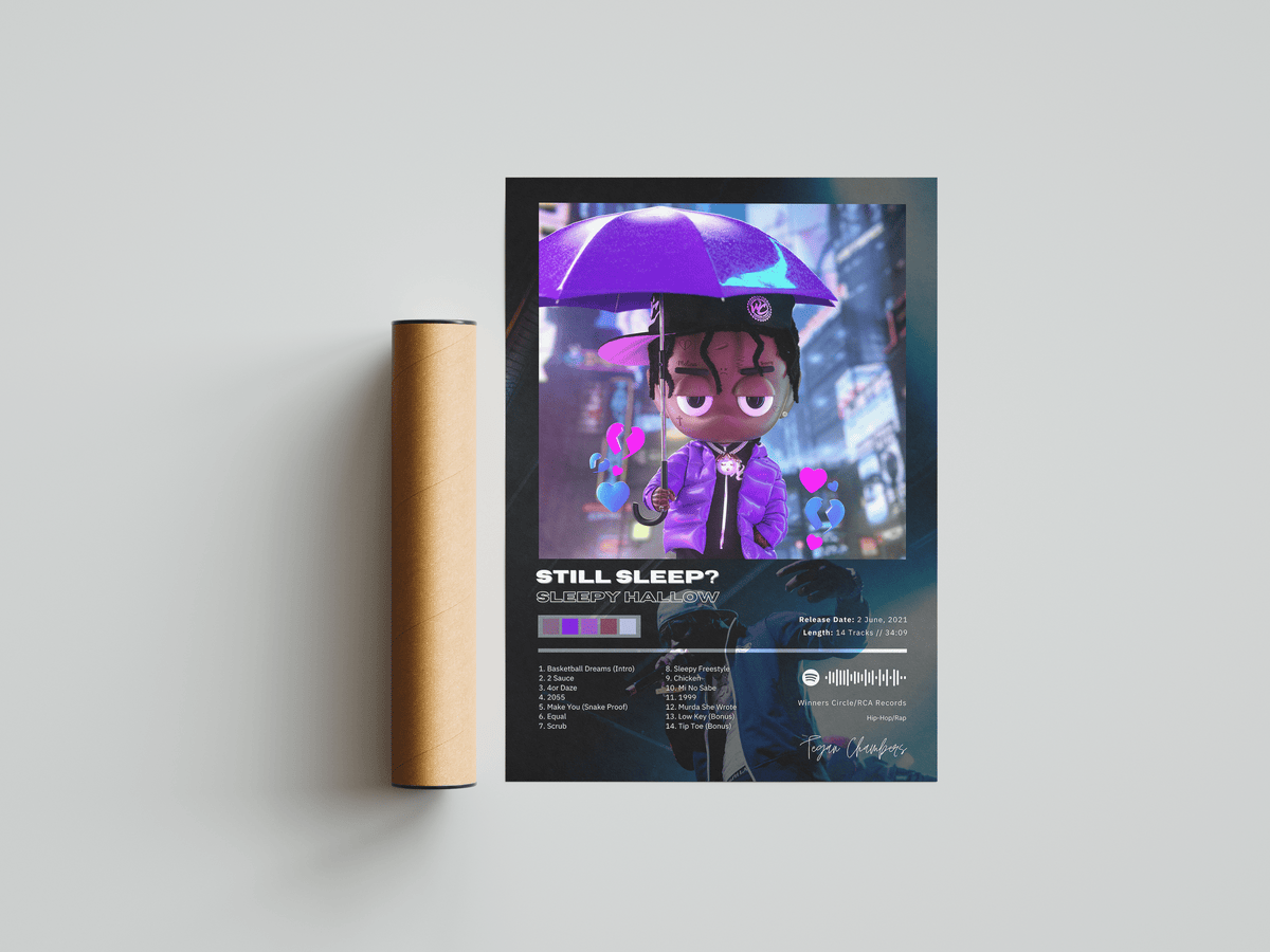 Sleepy Hallow 'Still Sleep? Album Poster - Posters, Prints & Wall Art | HYPE Posters