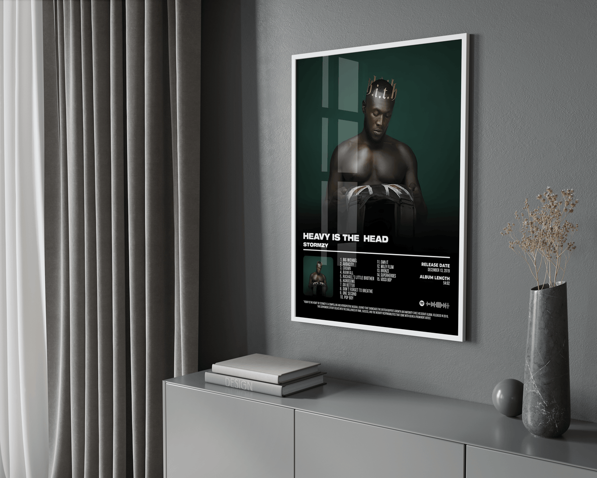 Stormzy 'Heavy Is The Head' Album Poster - Posters, Prints & Wall Art | HYPE Posters