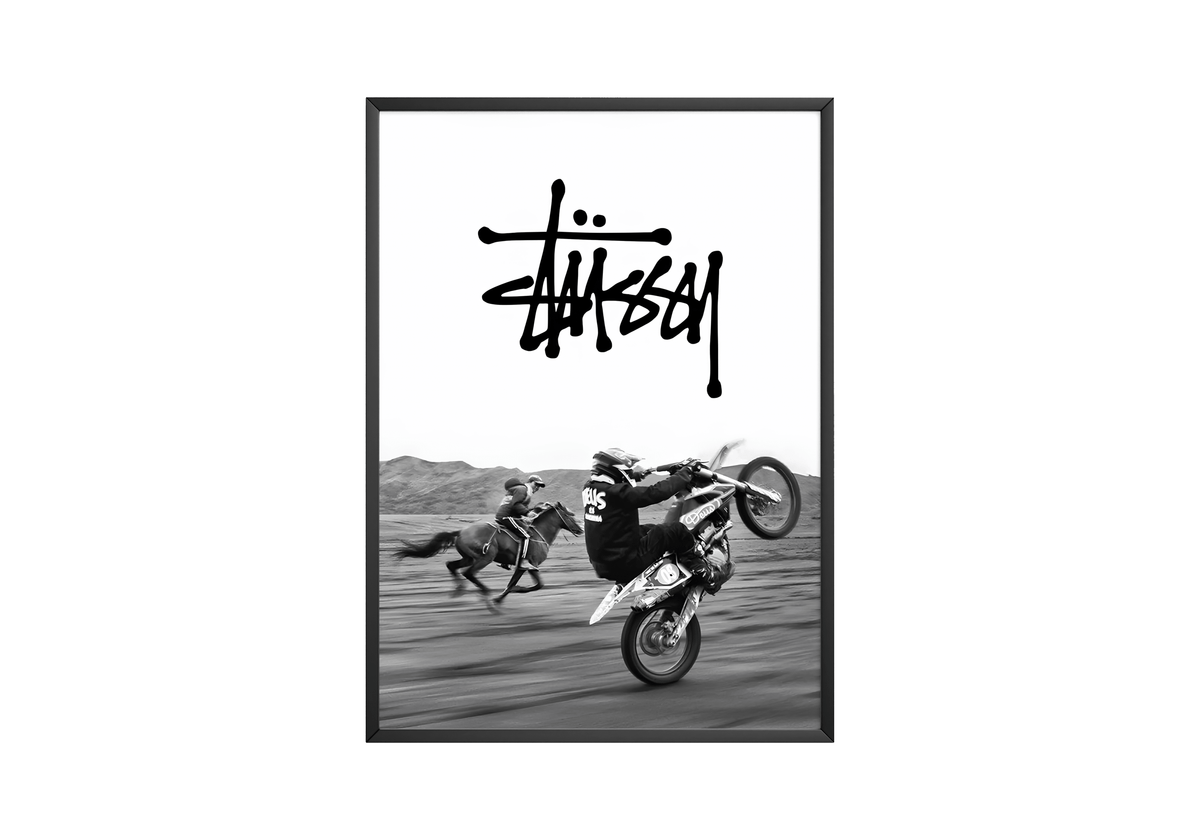 Stussy Motorbike Poster - Posters, Prints & Wall Art | HYPE Posters
