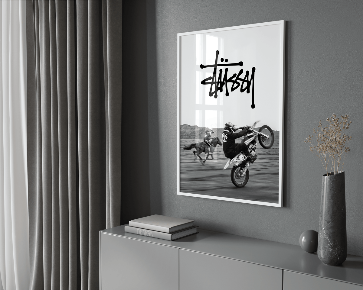 Stussy Motorbike Poster - Posters, Prints & Wall Art | HYPE Posters
