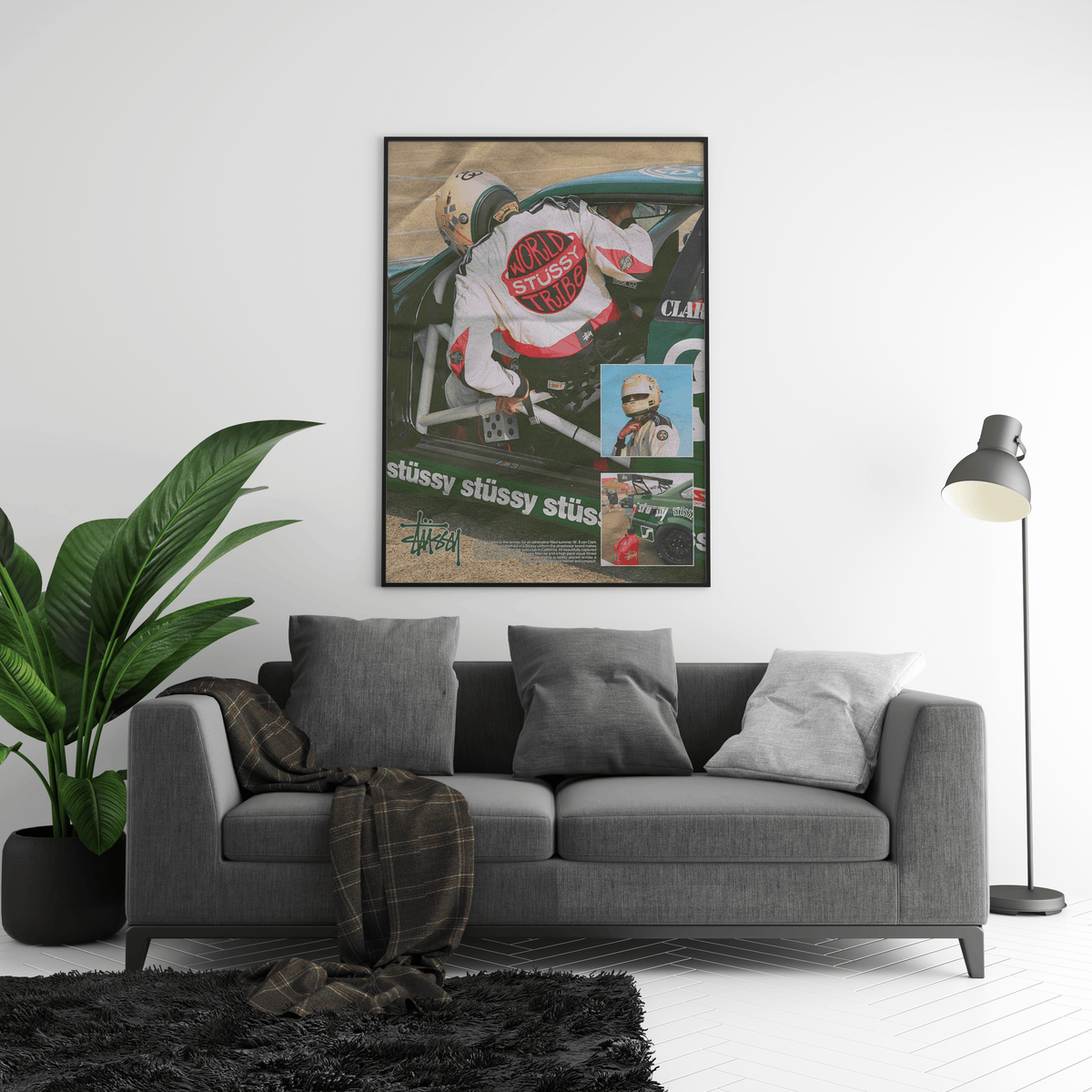 Stussy Motorsport Poster - Posters, Prints & Wall Art | HYPE Posters