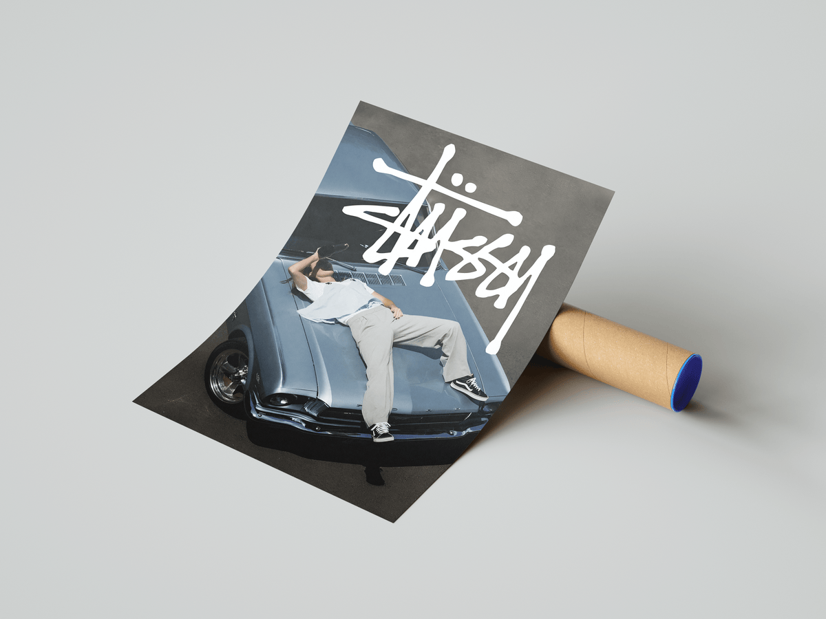Stussy Mustang Poster - Posters, Prints & Wall Art | HYPE Posters