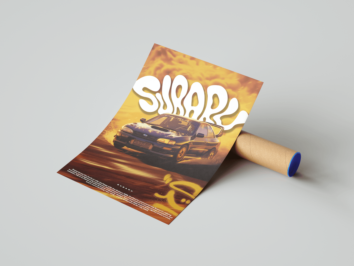 Subaru 22B Poster - Posters, Prints & Wall Art | HYPE Posters