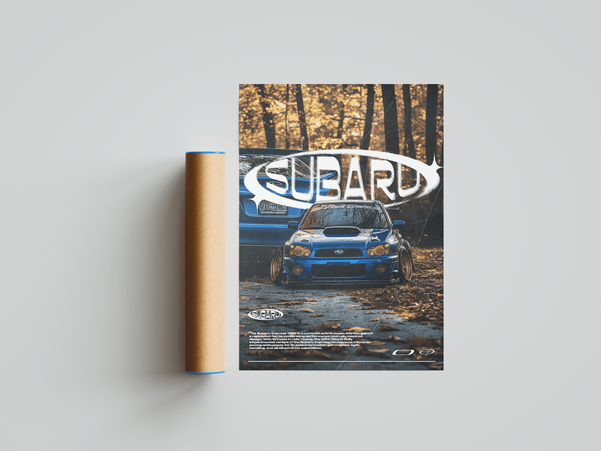 Subaru Classic Poster - Posters, Prints & Wall Art | HYPE Posters