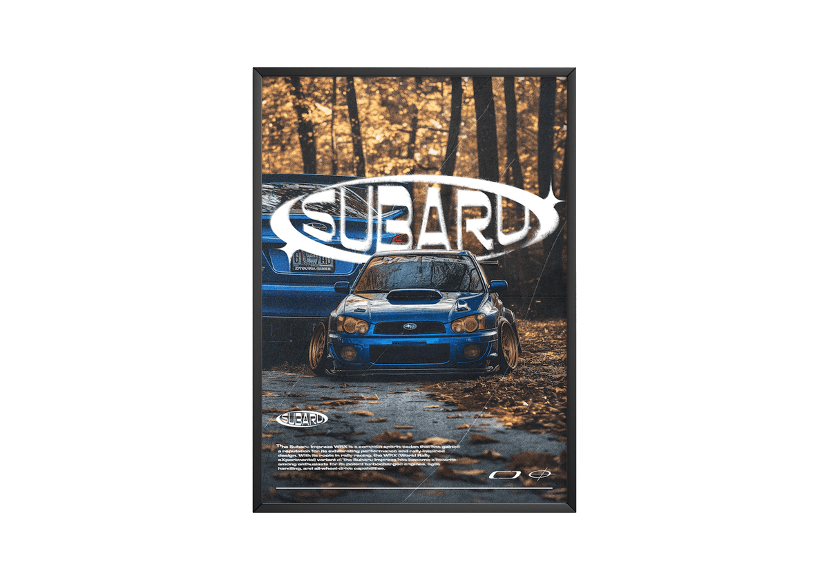 Subaru Classic Poster - Posters, Prints & Wall Art | HYPE Posters