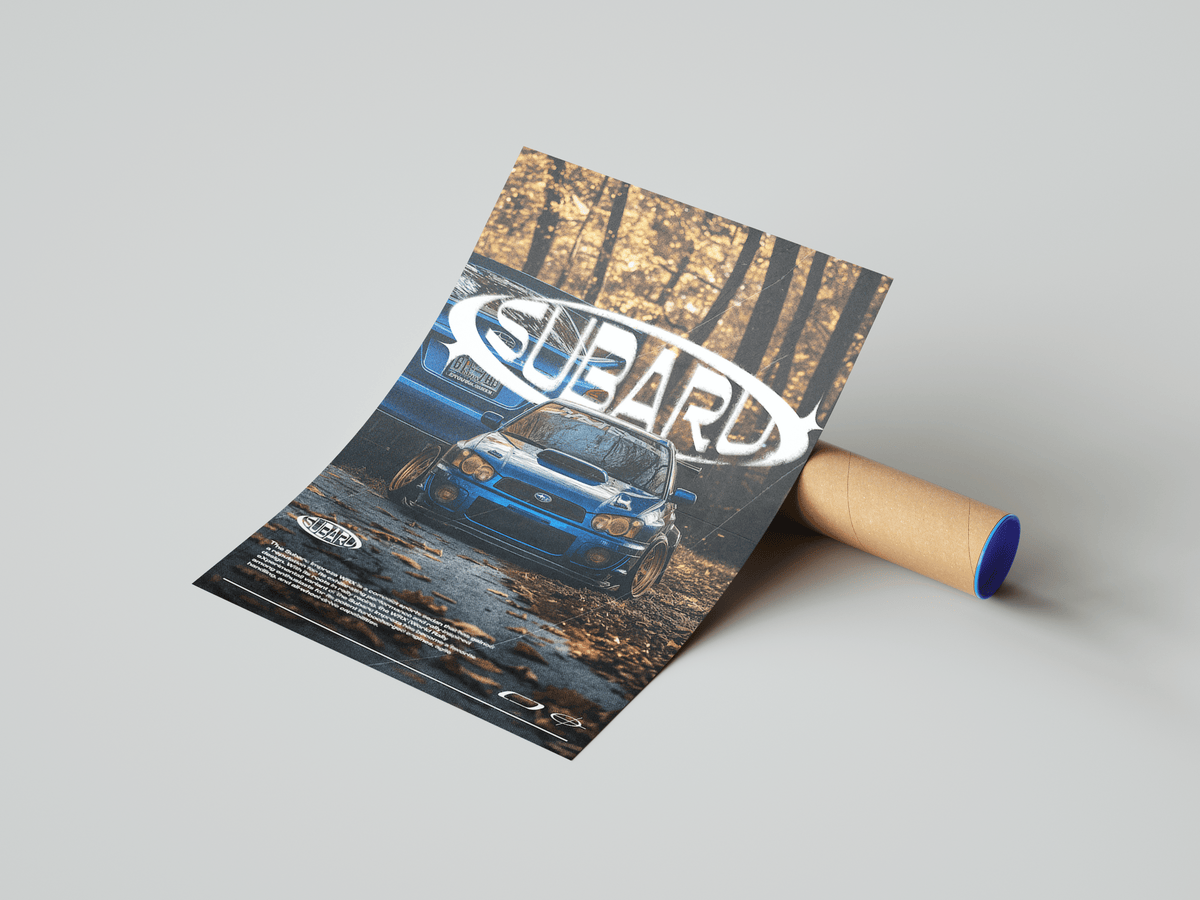 Subaru Classic Poster - Posters, Prints & Wall Art | HYPE Posters