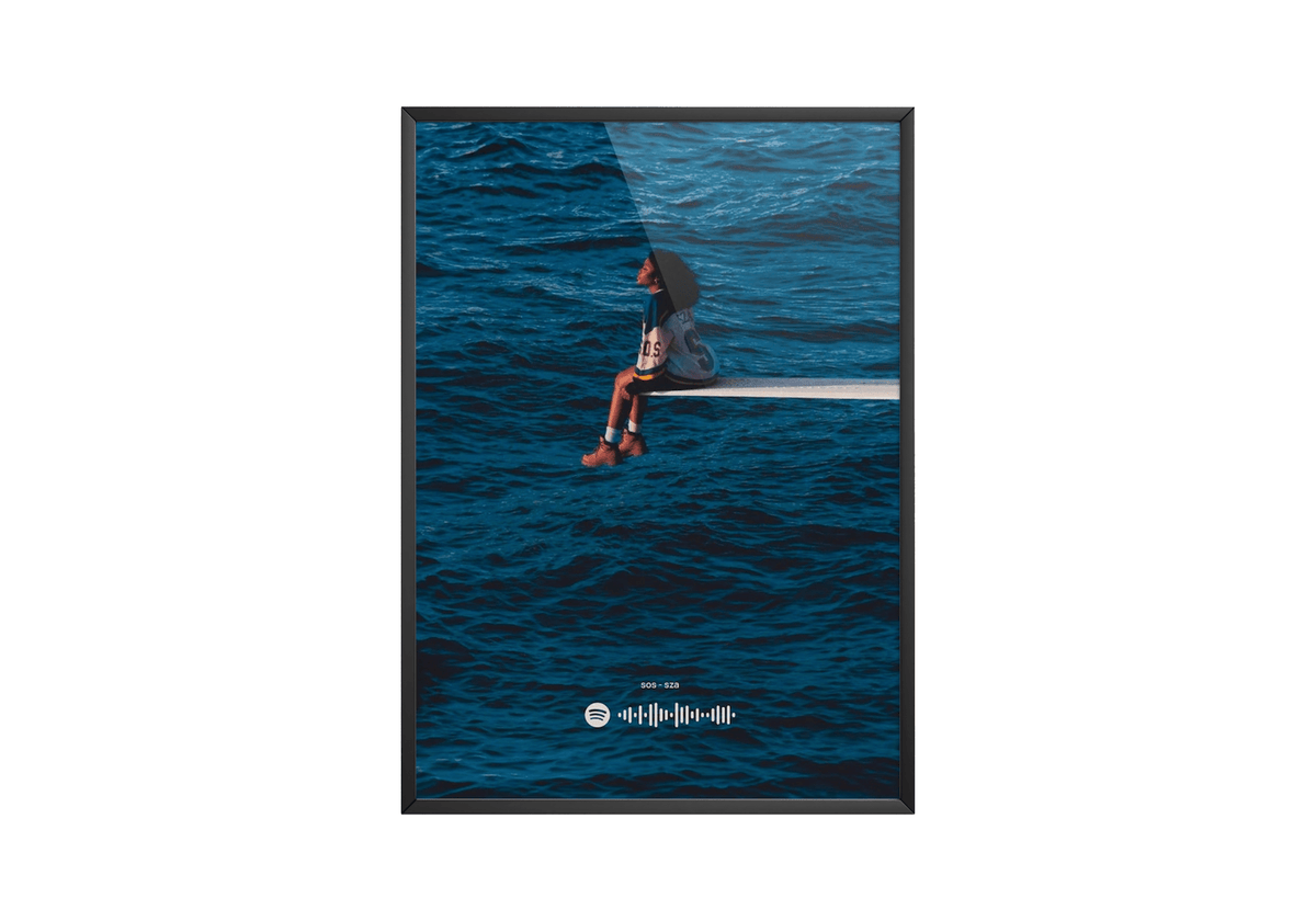 SZA 'SOS' Spotify Poster - Posters, Prints & Wall Art | HYPE Posters