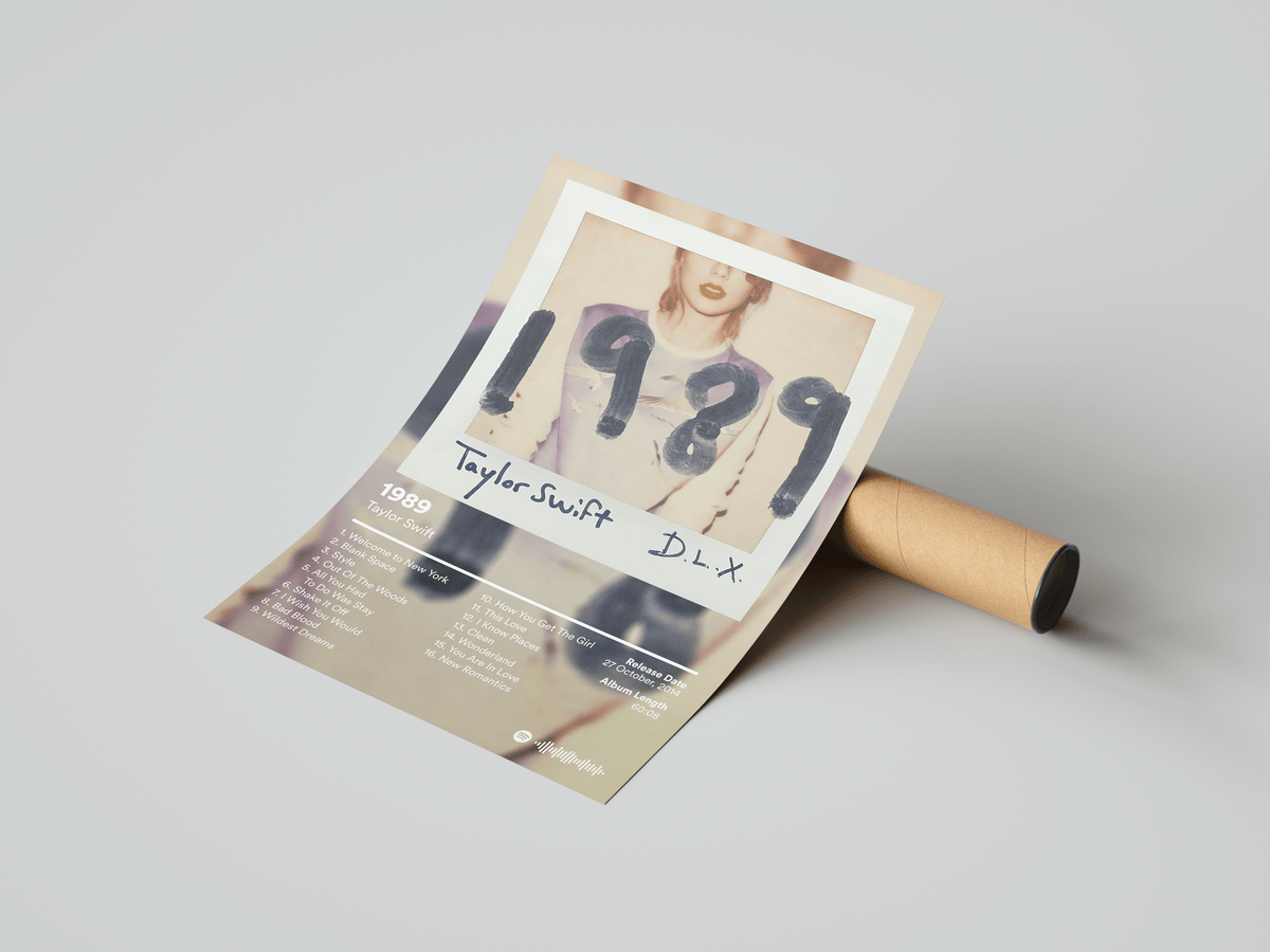 Taylor Swift '1989' Album Poster - Posters, Prints & Wall Art | HYPE Posters