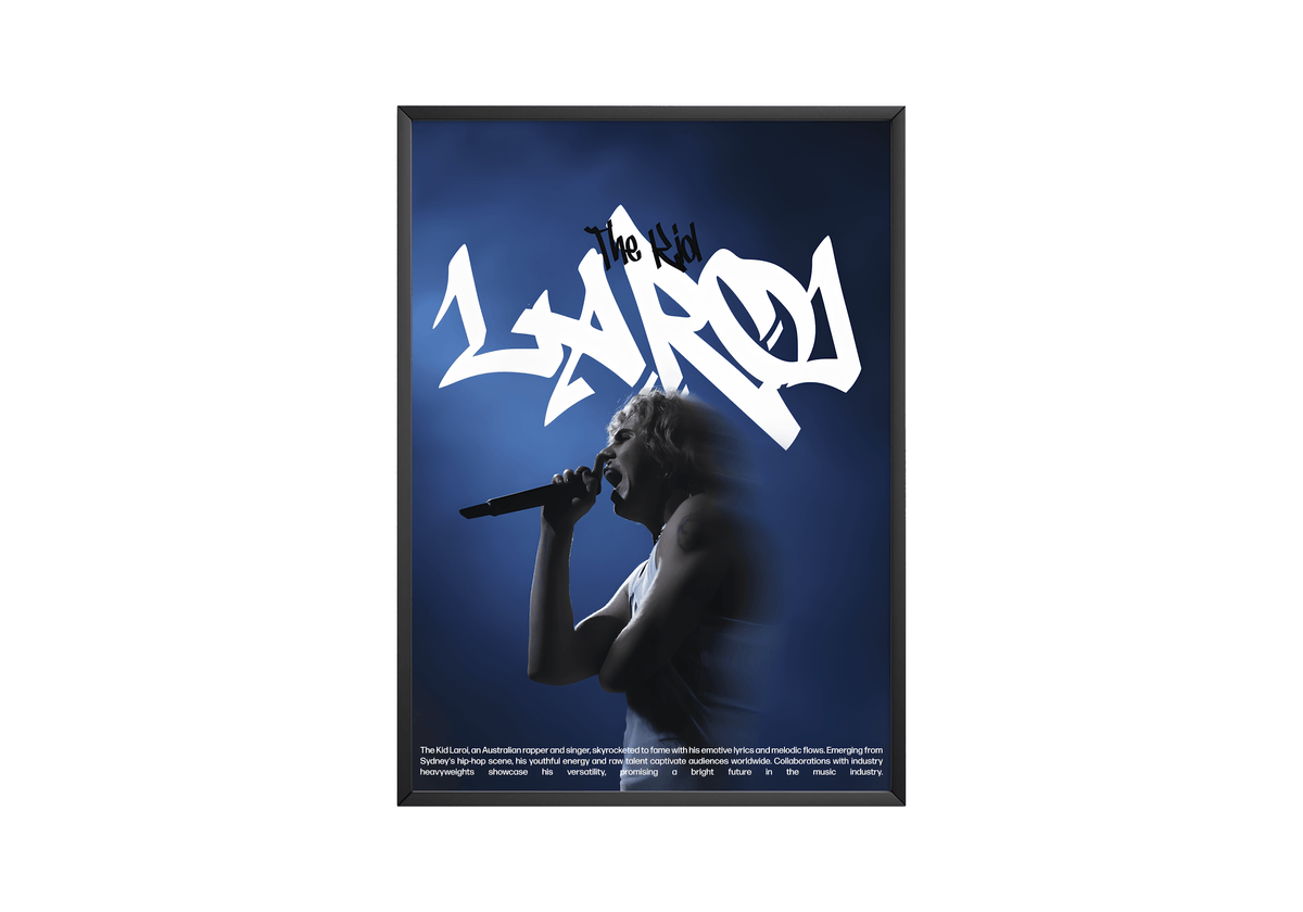 The Kid Laroi 'Focus' Poster - Posters, Prints & Wall Art | HYPE Posters