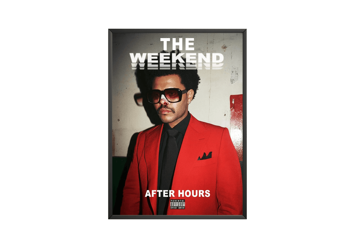 The Weeknd 'After Hours' Poster - Posters, Prints & Wall Art | HYPE Posters
