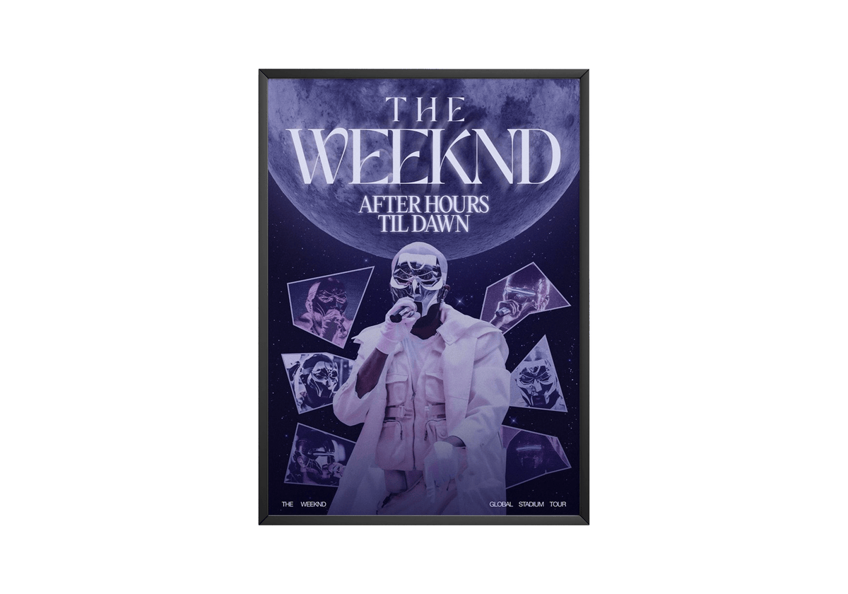 The Weeknd 'After Hours' Tour Poster - Posters, Prints & Wall Art | HYPE Posters