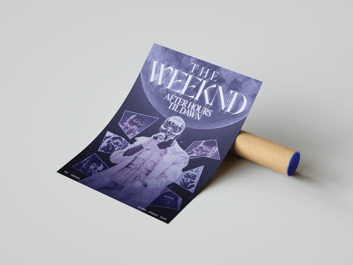 The Weeknd 'After Hours' Tour Poster - Posters, Prints & Wall Art | HYPE Posters