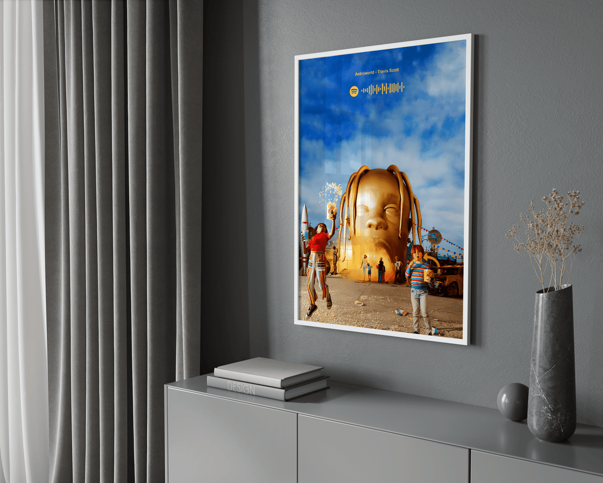 Travis Scott 'Astroworld' Spotify Poster - Posters, Prints & Wall Art | HYPE Posters