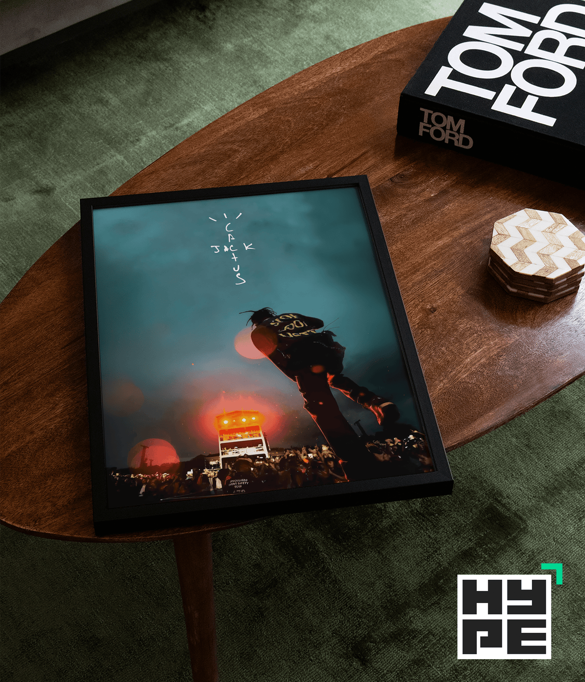 Travis Scott 'Concert' Poster - Posters, Prints & Wall Art | HYPE Posters