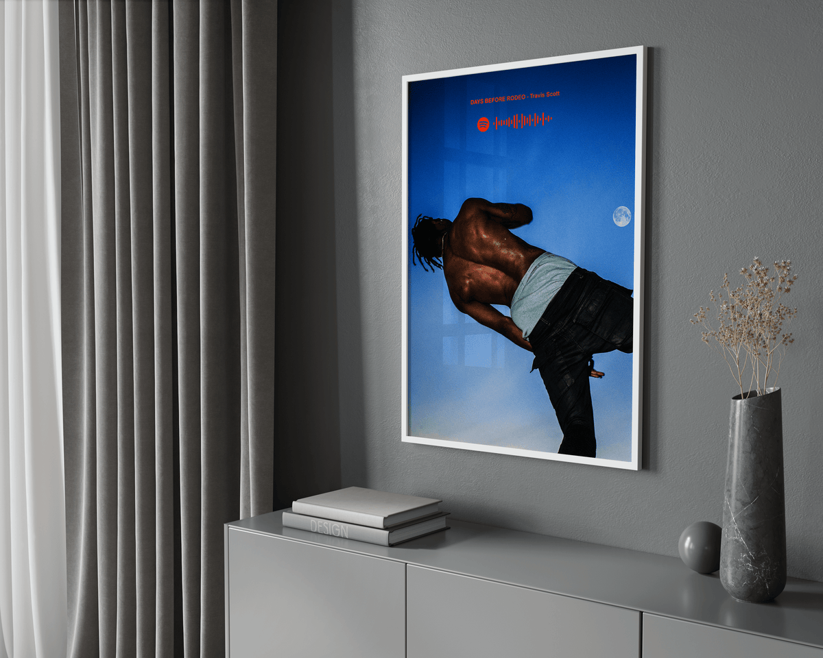 Travis Scott 'Days Before Rodeo' Spotify Poster - Posters, Prints & Wall Art | HYPE Posters