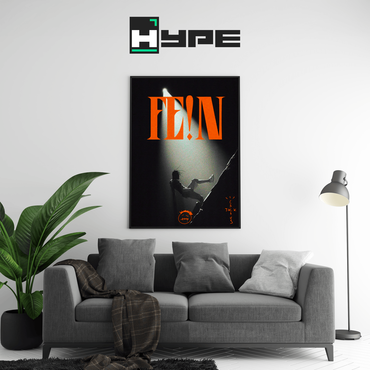 Travis Scott Fein Poster - Posters, Prints & Wall Art | HYPE Posters