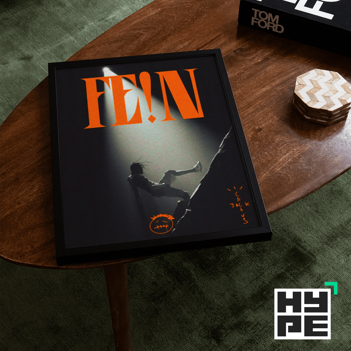 Travis Scott Fein Poster - Posters, Prints & Wall Art | HYPE Posters