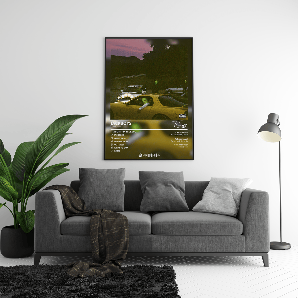Travis Scott 'Jackboys' Album Poster - Posters, Prints & Wall Art | HYPE Posters