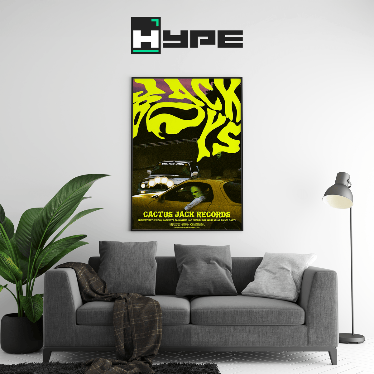 Travis Scott Jackboys Poster - Posters, Prints & Wall Art | HYPE Posters