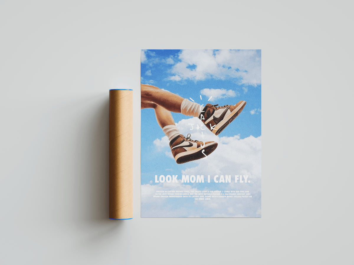 Travis Scott 'Look Mom I Can Fly' Poster - Posters, Prints & Wall Art | HYPE Posters