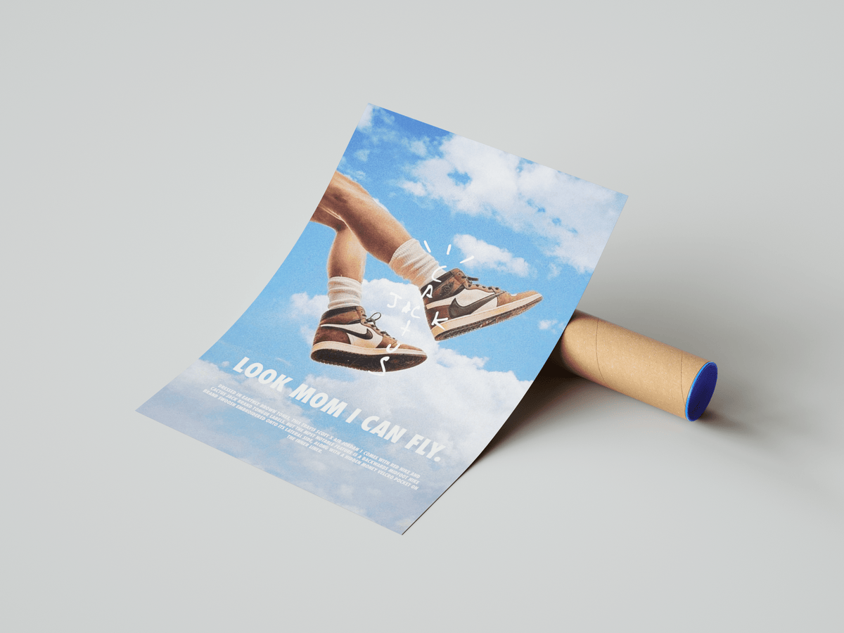 Travis Scott 'Look Mom I Can Fly' Poster - Posters, Prints & Wall Art | HYPE Posters