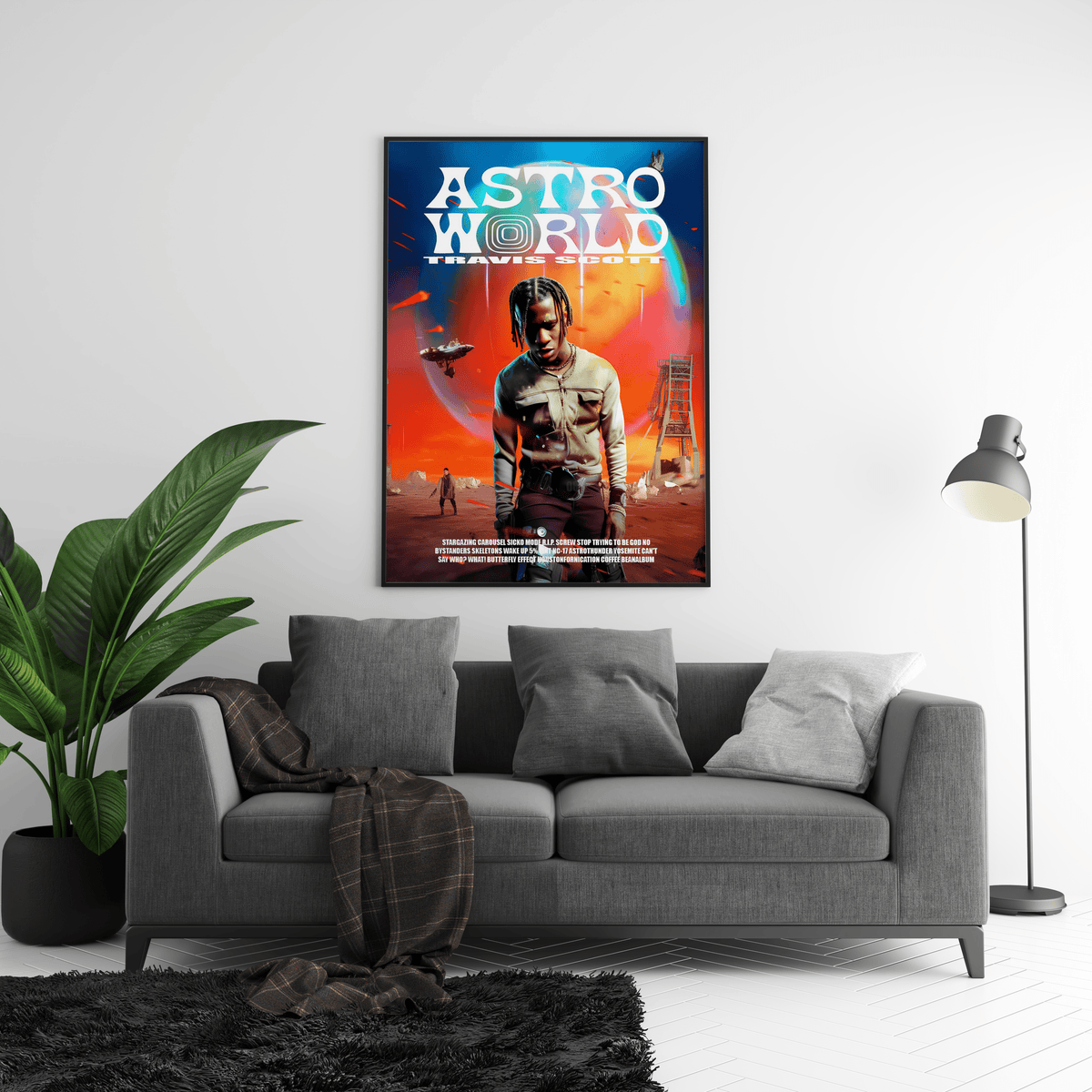 Travis Scott - Outerworld Atstro Poster - Posters, Prints & Wall Art | HYPE Posters