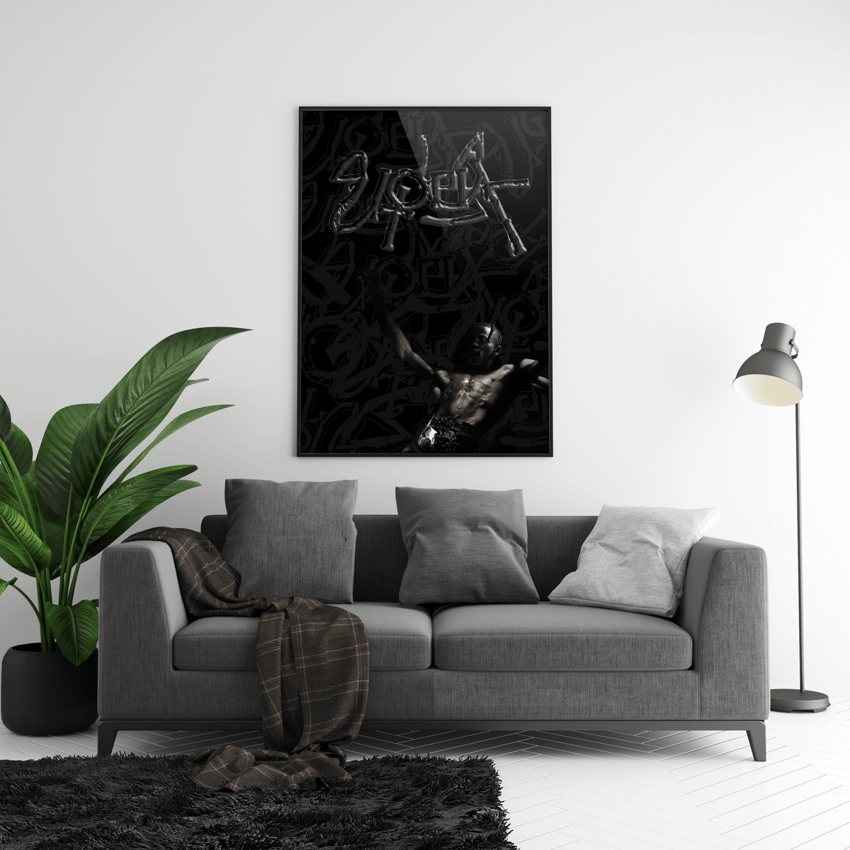 Travis Scott 'Utopia' Focus Poster - Posters, Prints & Wall Art | HYPE Posters